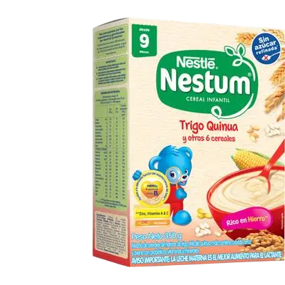 Cereal Infantil En Polvo Nestum Multicereal Con Quinoa 350 g